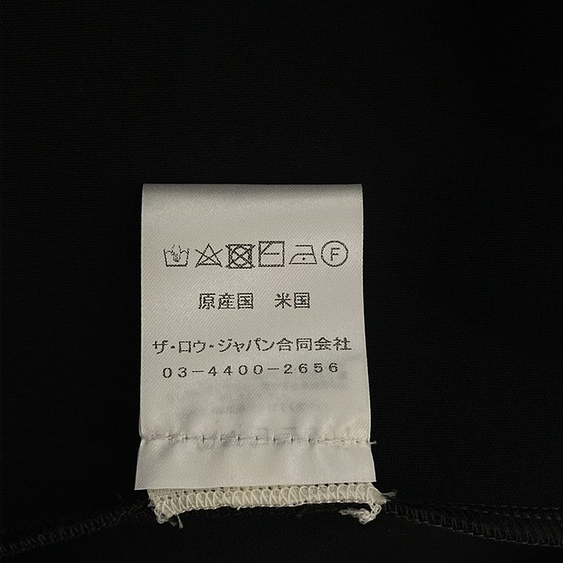 THE ROW / ザロウ Gaspar Short-Sleeve Scuba tops / バックジップ ストレッチ トップス