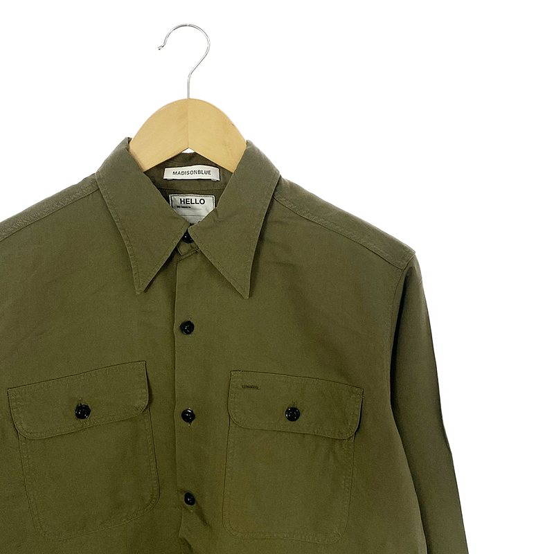 MADISON BLUE / マディソンブルー HAMPTON SHIRT NIDOM ビッグシルエット ワークシャツ