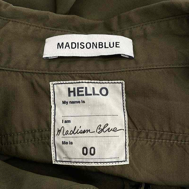 MADISON BLUE / マディソンブルー HAMPTON SHIRT NIDOM ビッグシルエット ワークシャツ