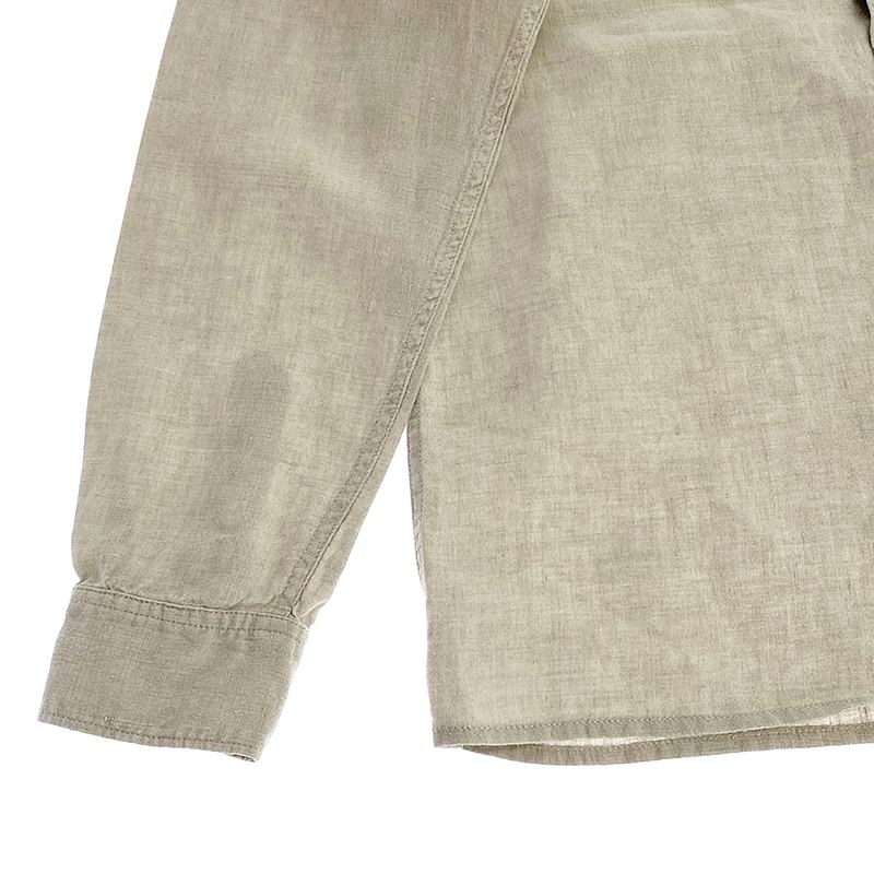 A.P.C. / アーペーセー リネン ロゴ刺しゅう スタンダードシャツ