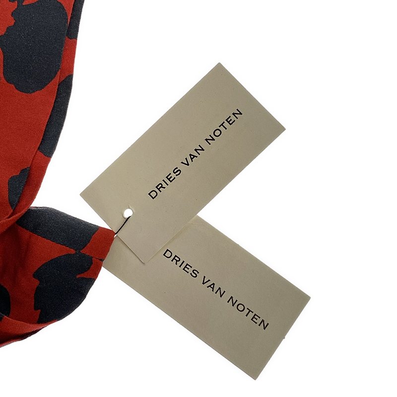 DRIES VAN NOTEN / ドリスヴァンノッテン コットン フラワープリント ロングワンピース