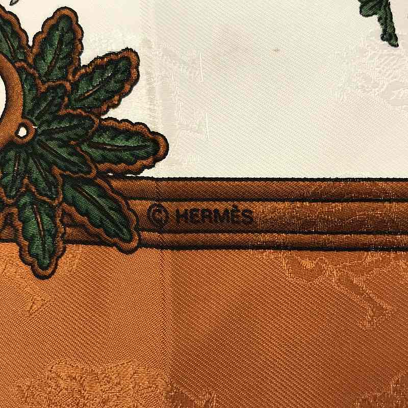 HERMES / エルメス カレ90 Joies d’ Hiver 冬の愉しみ シルク スカーフ