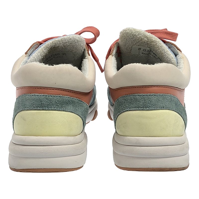 CHANEL / シャネル G34360 / ココマーク 異素材 レザー切替 スニーカー