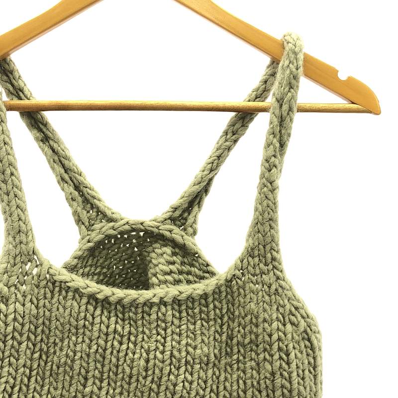 6(ROKU) / ロク WOOL ROVING KNIT CAMISOLE ウール ニット キャミソール