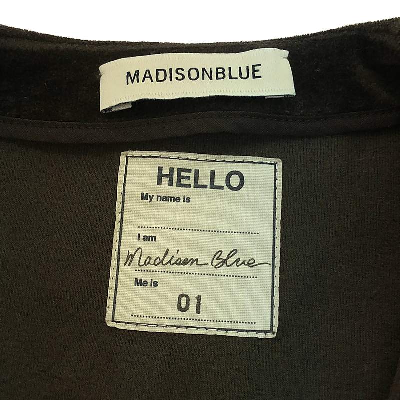 MADISON BLUE / マディソンブルー Vネック ベロアトップス