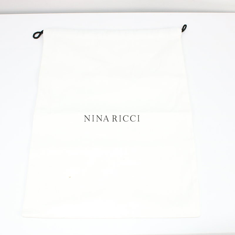NINA RICCI / ニナ リッチ ポインテッドトゥスエードフラットパンプス