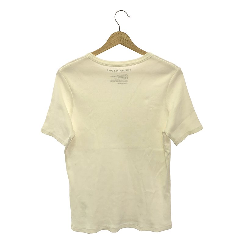 Shinzone / シンゾーン コットン リブ クルーネックTシャツ
