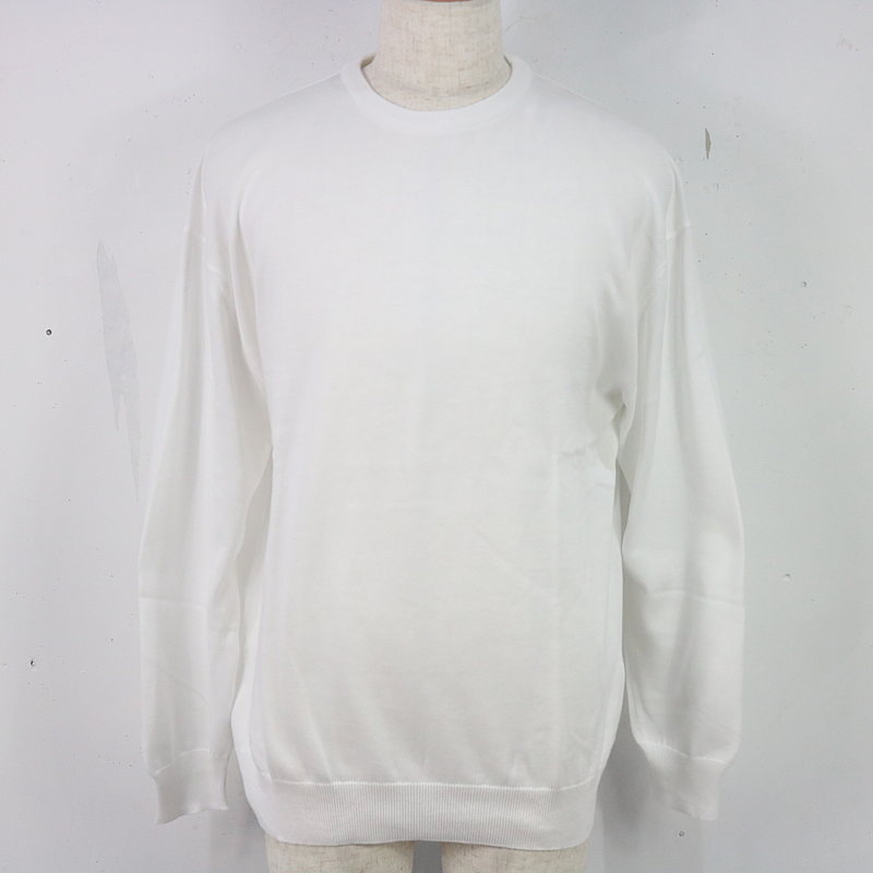 SUVIN L/S CREW NECK KNIT クルーネックニット