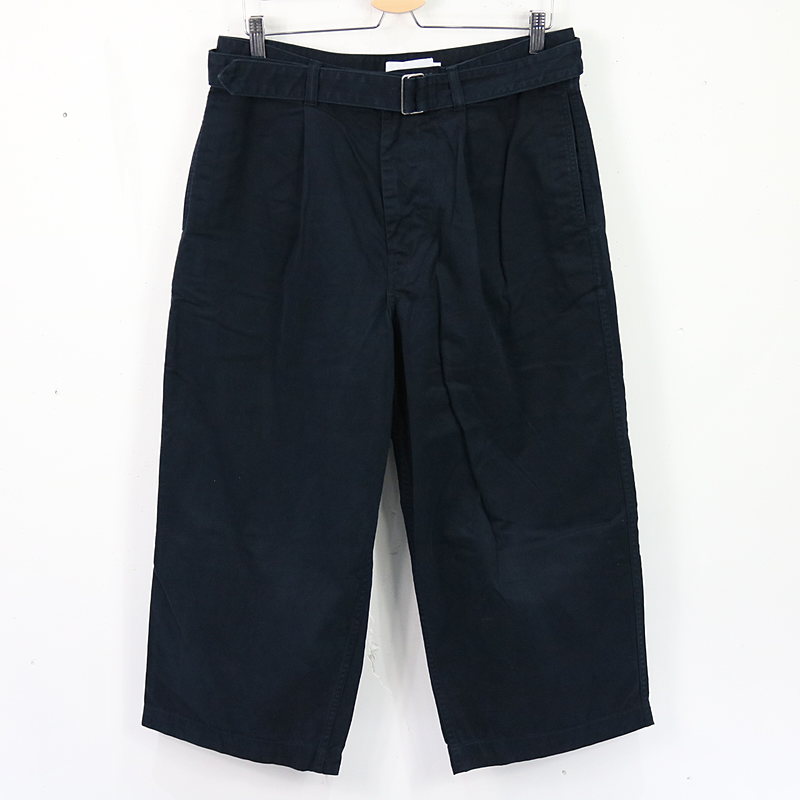 MILITARY CLOTH BELTED PANTS ベルテッドパンツ