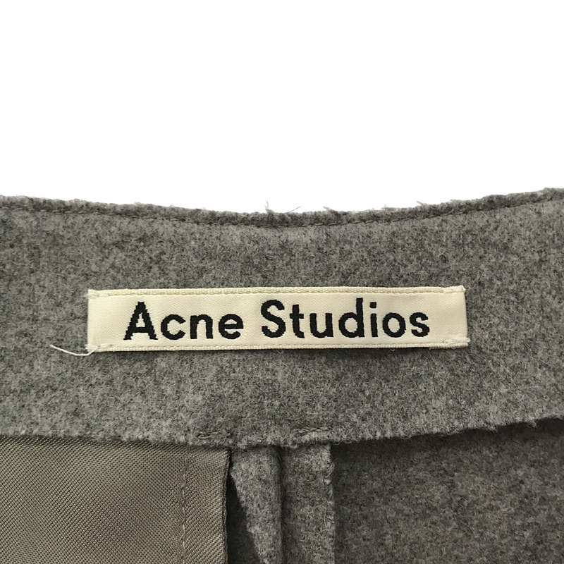 Acne Studios / アクネストゥディオズ ウール カシミヤ タック スラックス
