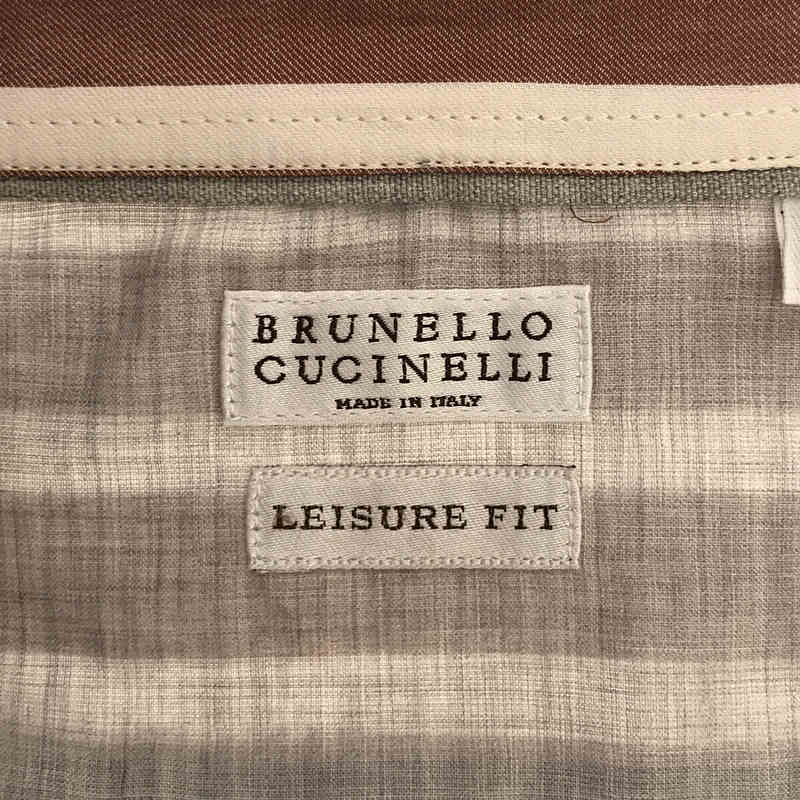 BRUNELLO CUCINELLI / ブルネロクチネリ コットン ストライプ ボタンダウンシャツ