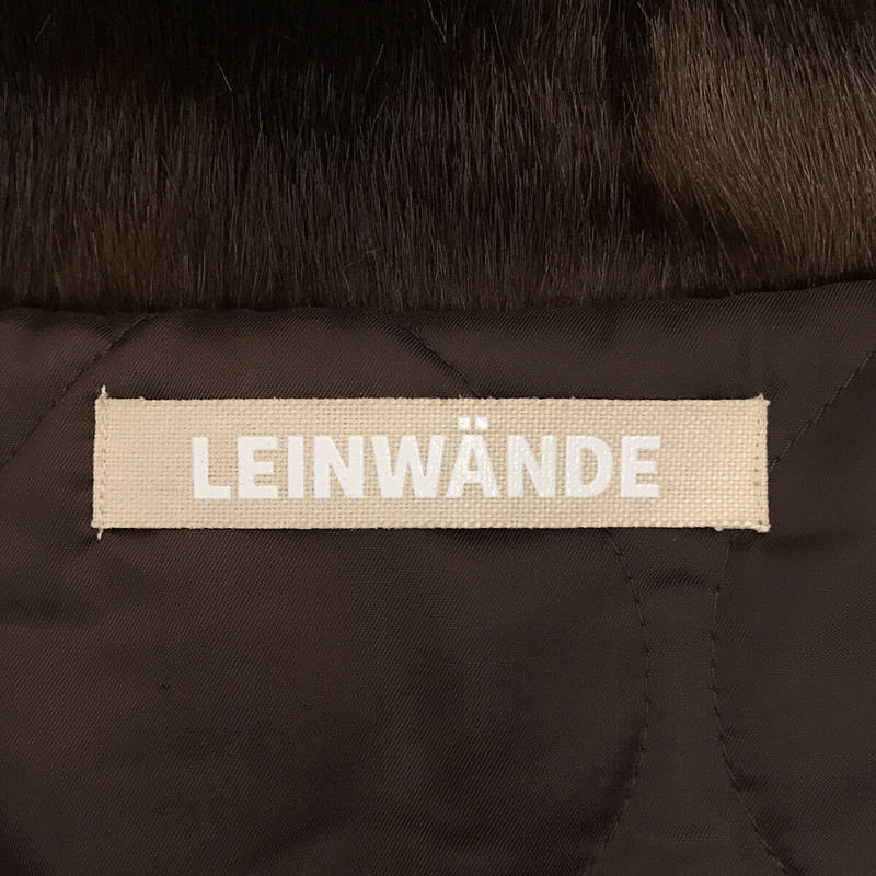 LEINWANDE / ラインヴァンド Fur Jacket フェイクファージャケット