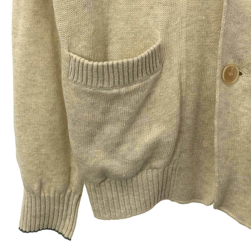 BRUNELLO CUCINELLI / ブルネロクチネリ コットン リネン 3B ニットジャケット