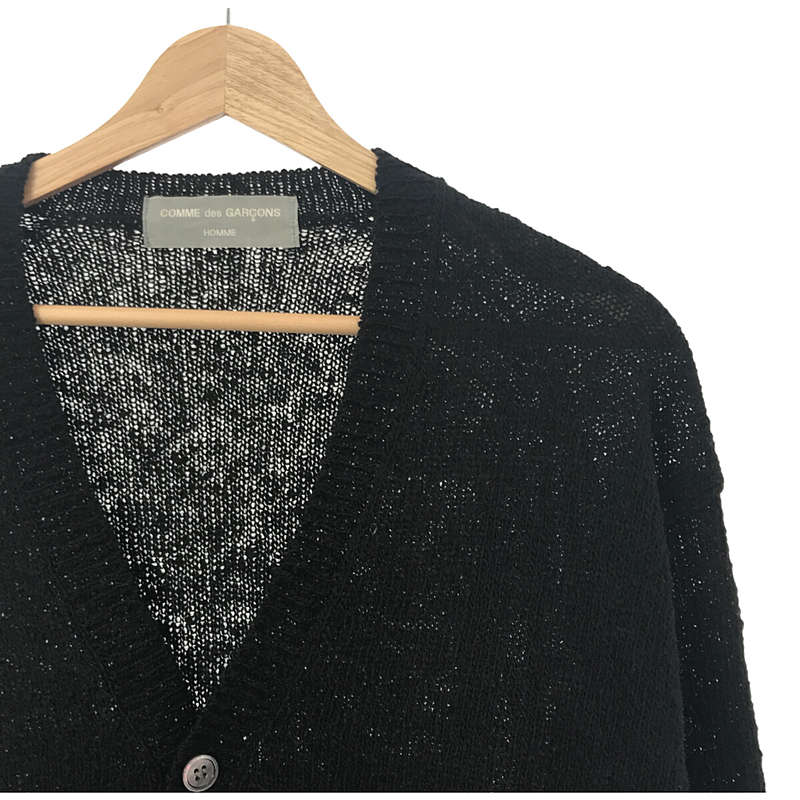 COMME des GARCONS HOMME / コムデギャルソンオム シェルボタン ウールニットカーディガン