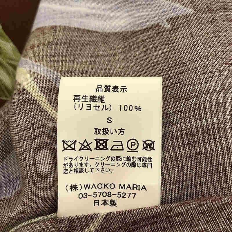 WACKO MARIA / ワコマリア 店舗限定別注 極楽鳥花 “BIRD OF PARADAISE” アロハ オープンカラーシャツ