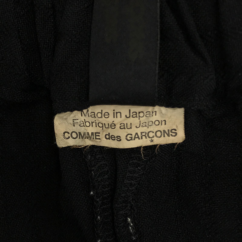 COMME des GARCONS COMME des GARCONS / コムコム ポリ縮絨 ストライプ  イージーパンツ