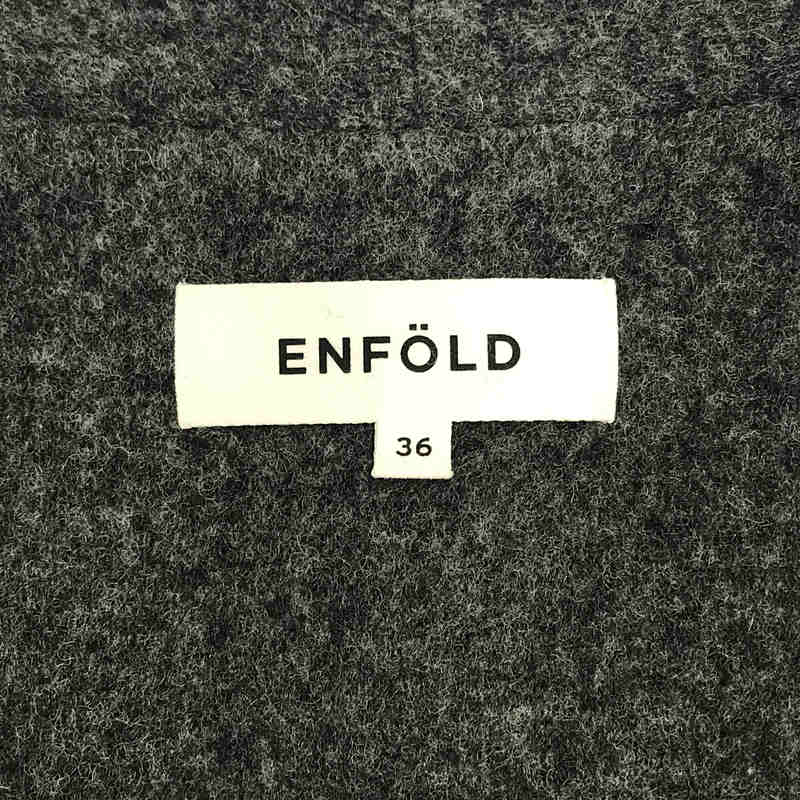 ENFOLD / エンフォルド ラムウール エアリーコート