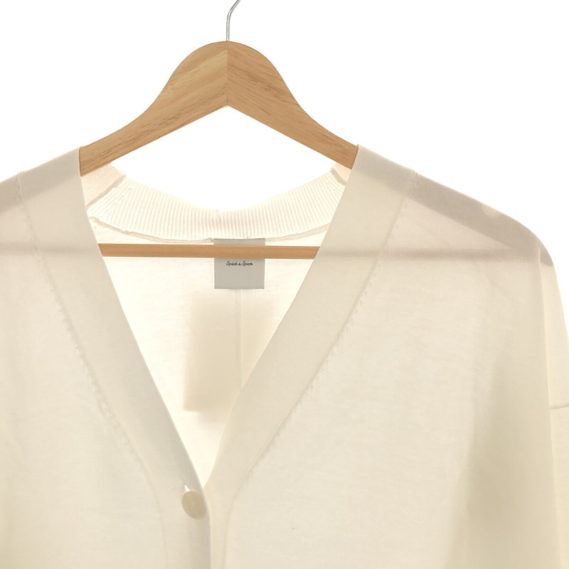 Spick and Span / スピックアンドスパン ICECOTTON BIG Vカーディガン