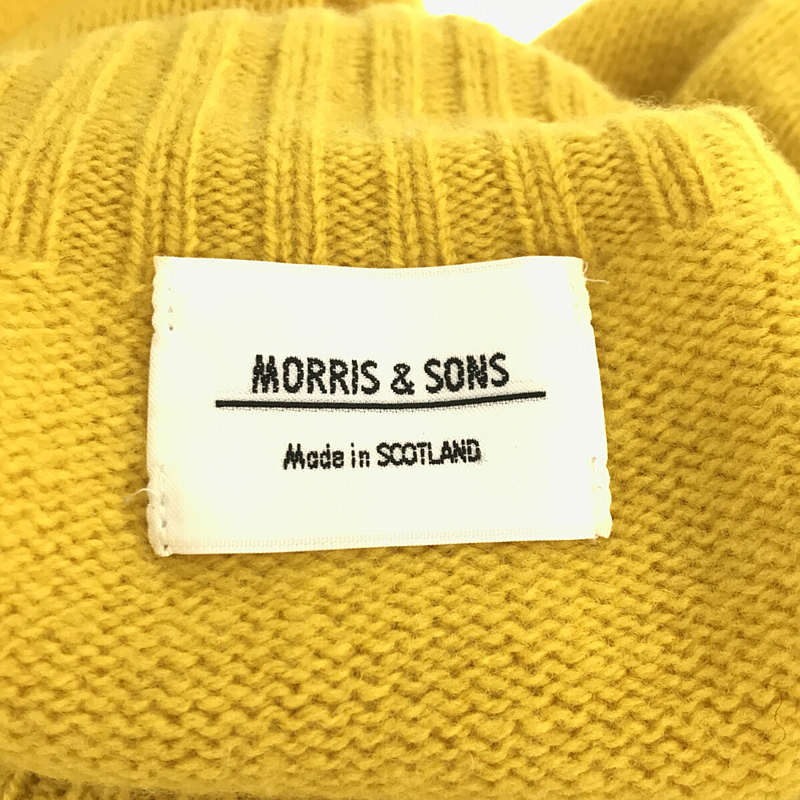 MORRIS&SONS / モリスアンドサンズ リブ タートルネックニット