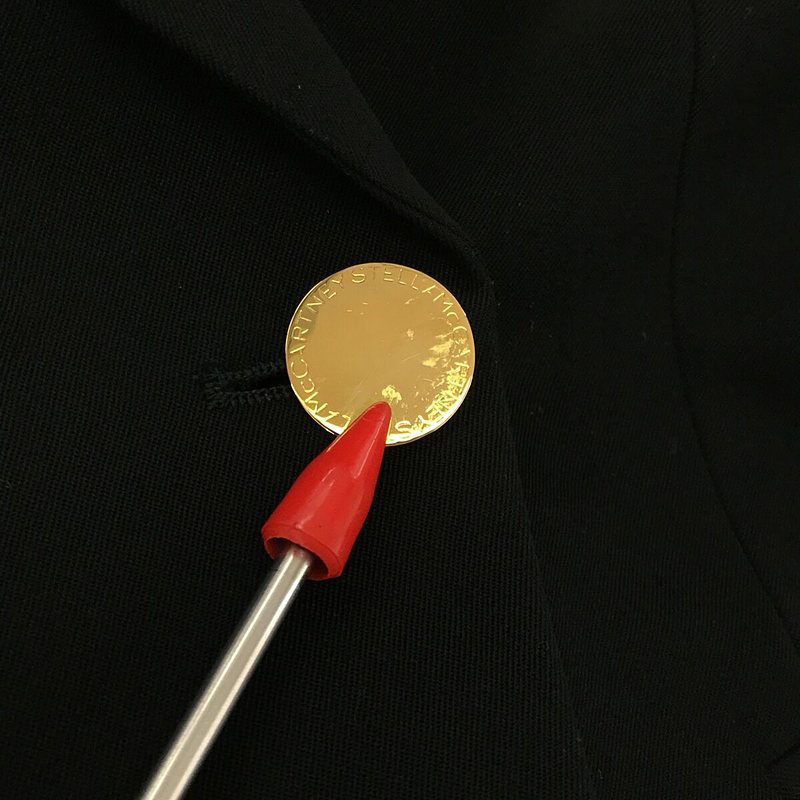 STELLA McCARTNEY / ステラマッカートニー 金ボタン ダブルブレスト ジャケット / 総裏地