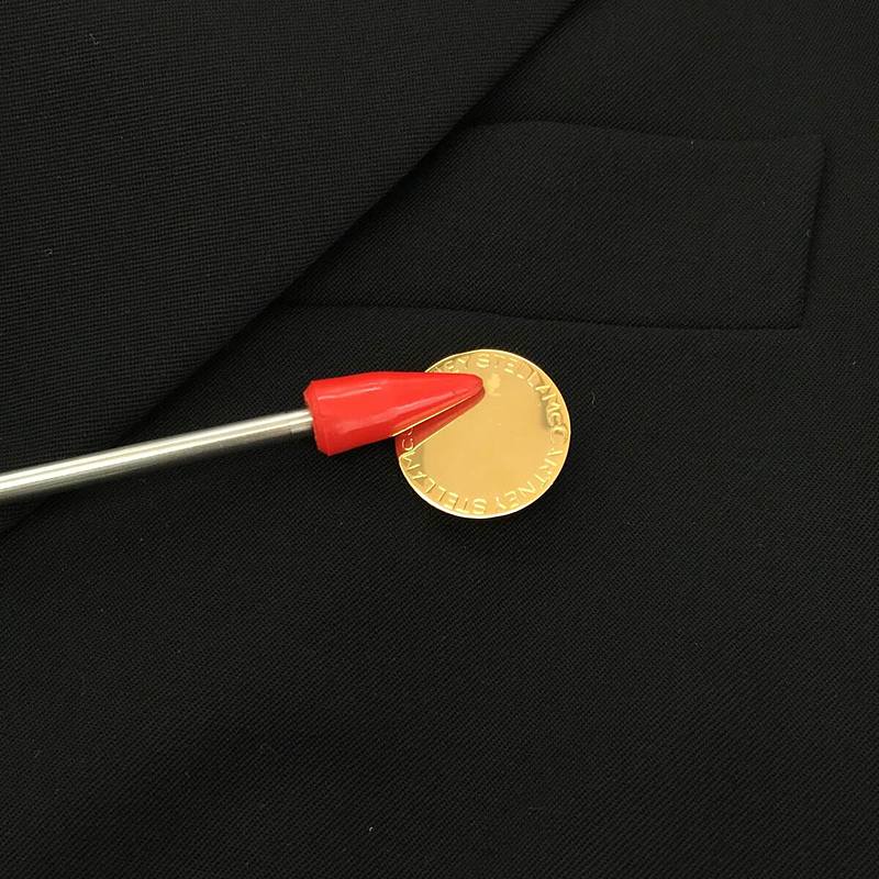 STELLA McCARTNEY / ステラマッカートニー 金ボタン ダブルブレスト ジャケット / 総裏地