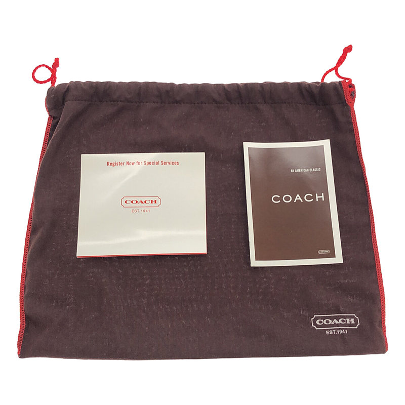 COACH / コーチ 8A64 / レザー ハンドバッグ / 裏地シグネチャー