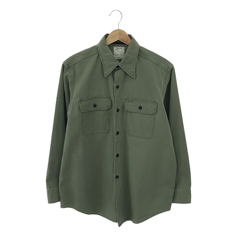 HAMPTON BACK SATIN SHIRT ハンプトンシャツ