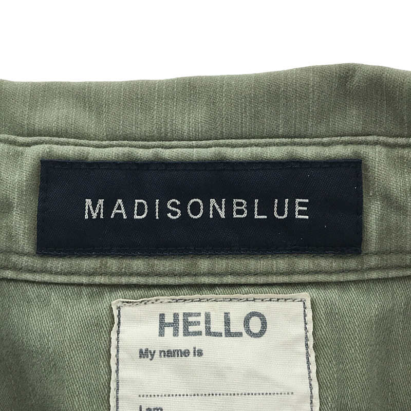 MADISON BLUE / マディソンブルー HAMPTON BACK SATIN SHIRT ハンプトンシャツ