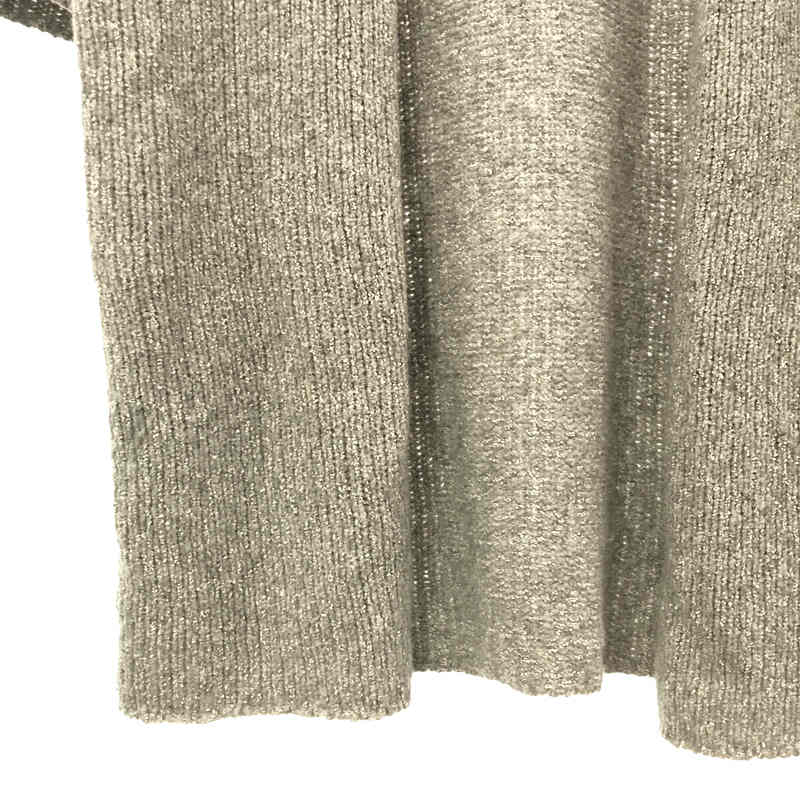 evam eva / エヴァムエヴァ シルク ウール ロングニットカーディガン