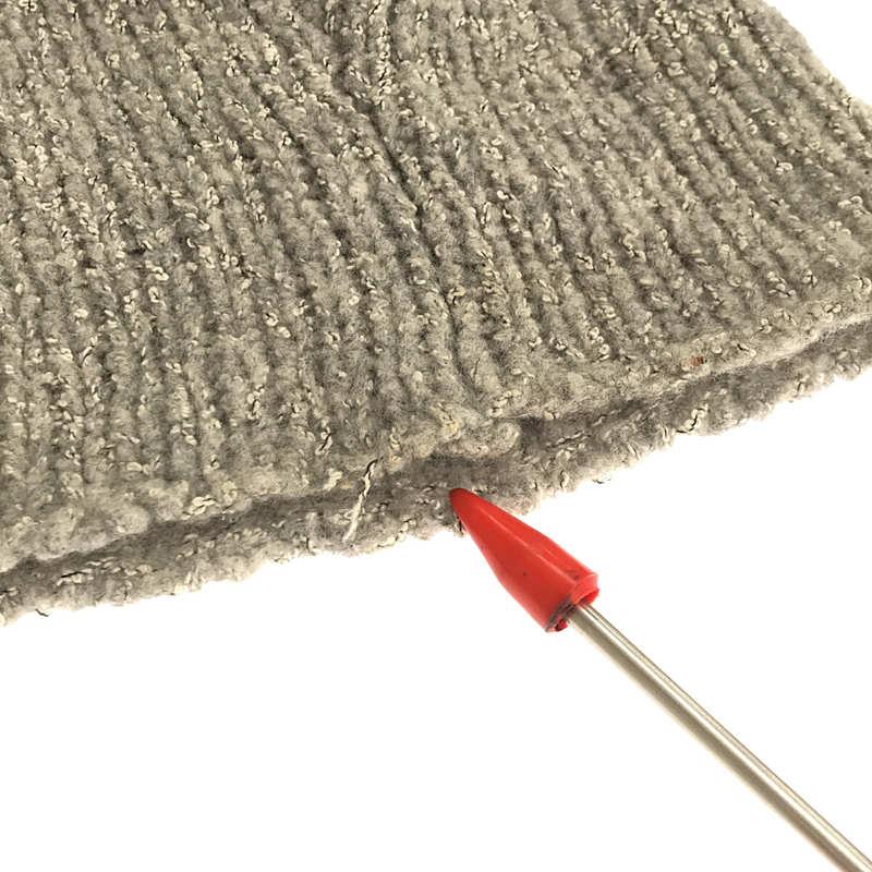 evam eva / エヴァムエヴァ シルク ウール ロングニットカーディガン