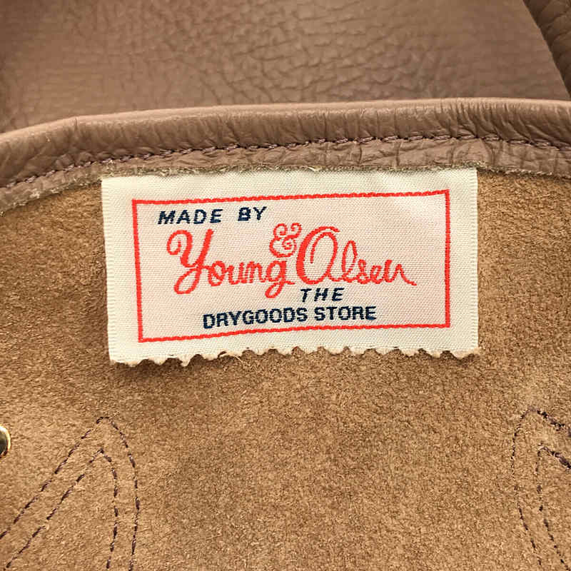 YOUNG&OLSEN / ヤングアンドオルセン EMBOSSED LEATHER TOTEトートバッグ
