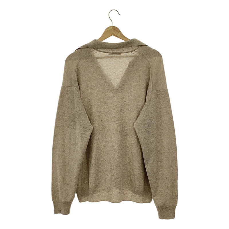 AURALEE / オーラリー CASHMERE SILK KNIT SKIPPER スキッパー プルオーバー ニット