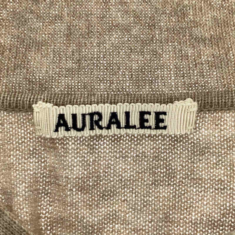 AURALEE / オーラリー CASHMERE SILK KNIT SKIPPER スキッパー プルオーバー ニット