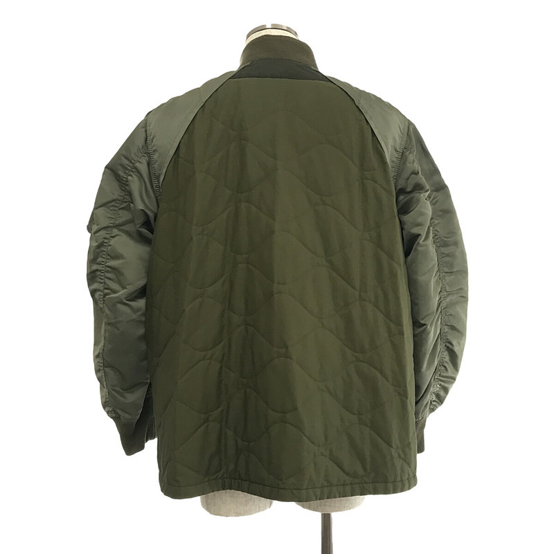 sacai / サカイ MA-1 Nylon Twill Blouson / ドッキング キルティング ボンバージャケット ブルゾン