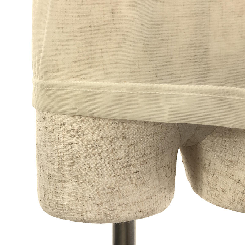 COMME des GARCONS / コムデギャルソン フラワー フリル 装飾 チュール カットソー