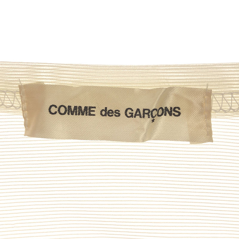 COMME des GARCONS / コムデギャルソン フラワー フリル 装飾 チュール カットソー