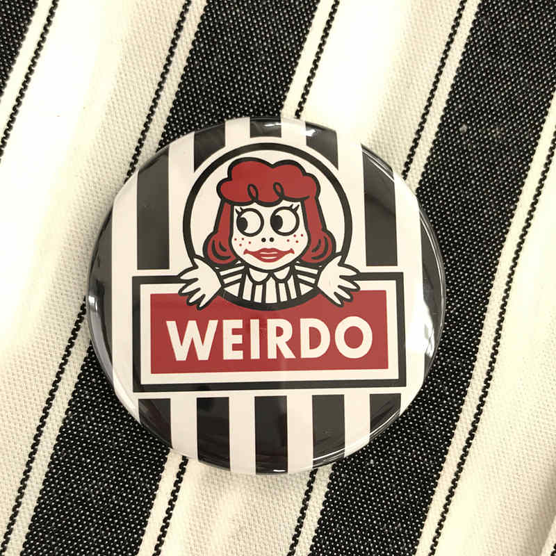 WEIRDO / ウィアード WINDY’S S/S SHIRTS ロゴ刺しゅう ストライプ 半袖シャツ