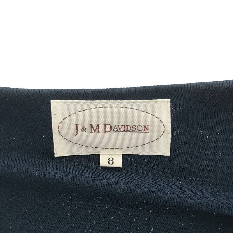 J&M DAVIDSON / ジェイアンドエムデヴィッドソン レーヨン混 ノースリーブワンピース