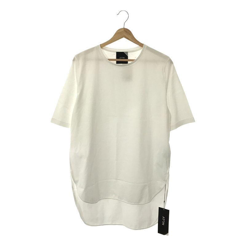 SUVIN 60/2 OVERSIZED ラウンドヘム Tシャツ