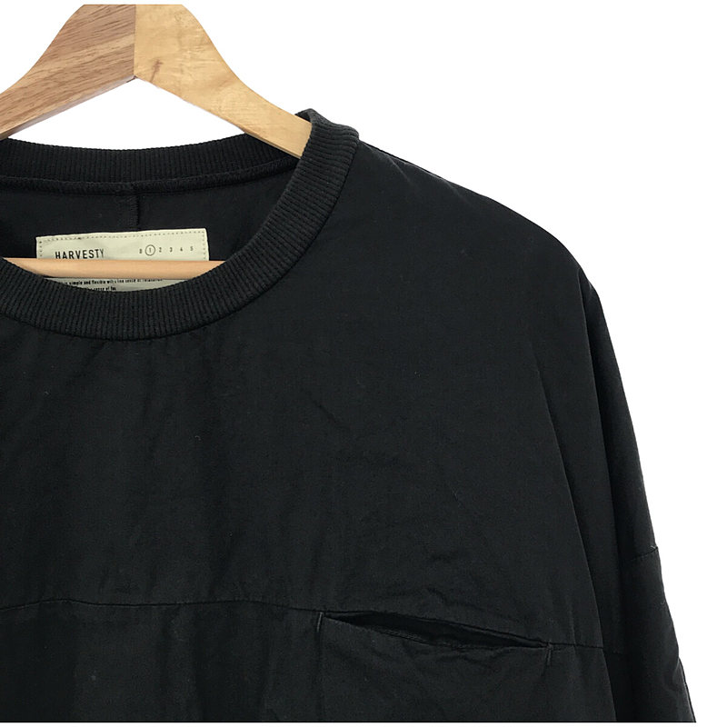 HARVESTY / ハーベスティ コットン エッグ プルオーバーシャツ
