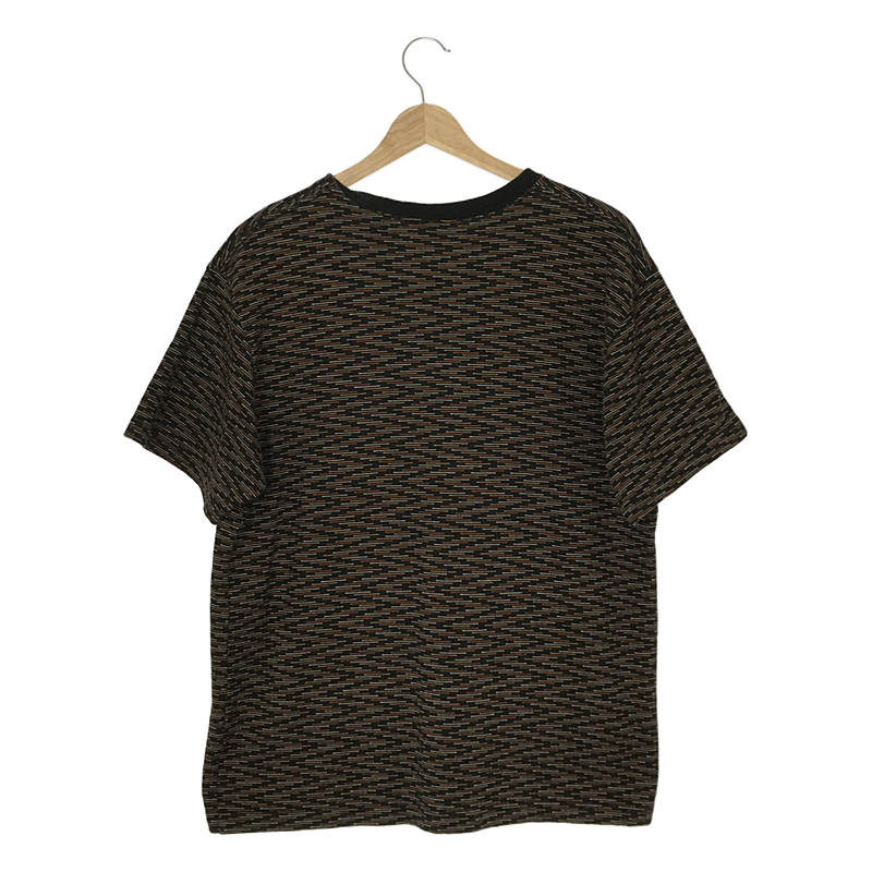 CALEE / キャリー ジャガード ポケットTシャツ