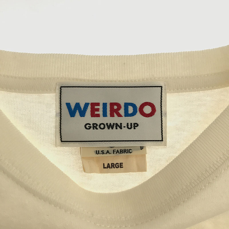 WEIRDO / ウィアード ロゴ刺しゅう ハーフスリーブ ポケットTシャツ