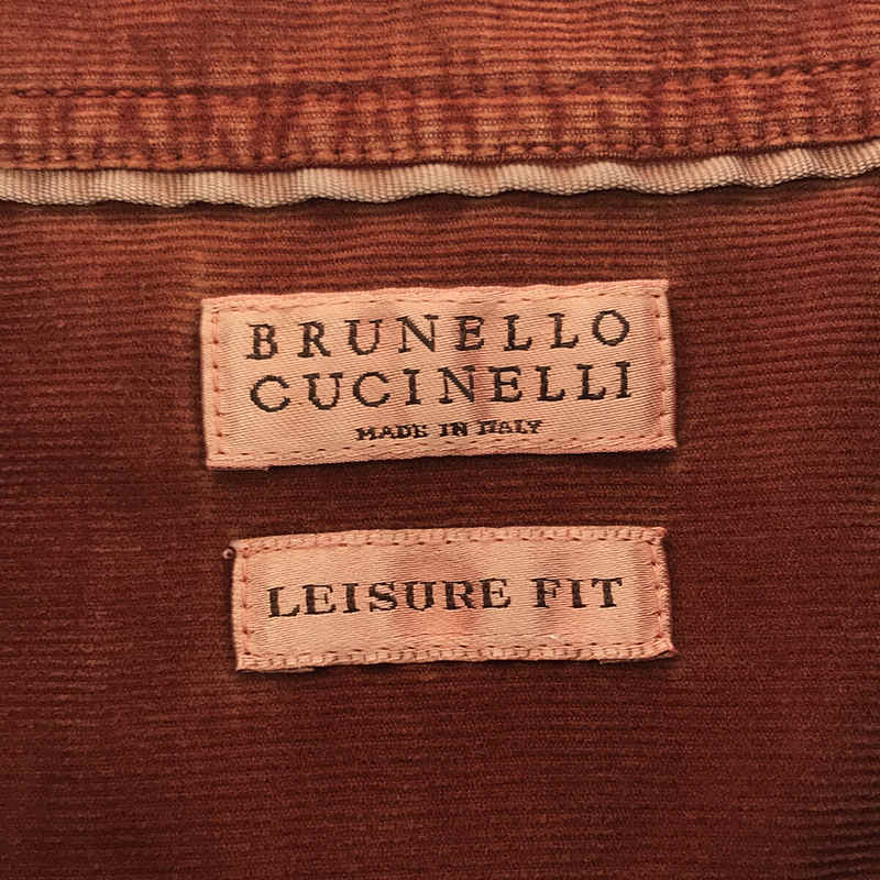 BRUNELLO CUCINELLI / ブルネロクチネリ コットン コーデュロイシャツ