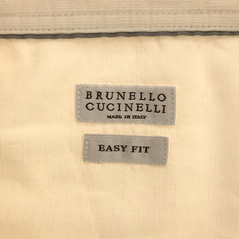 BRUNELLO CUCINELLI / ブルネロクチネリ コットン コーデュロイ ウエスタンシャツ