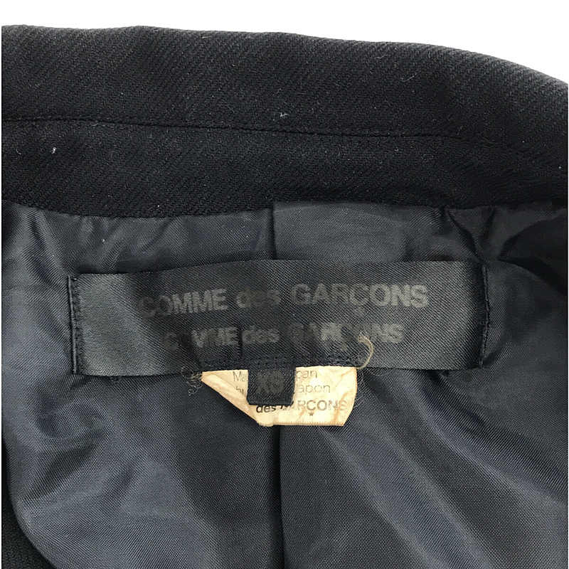 希少✨ 80s COMME des GARÇONS ジャケット 切替 フリル 希少✨ 80s COMME des GARÇONS ジャケット 切替 フリル - メルカリ