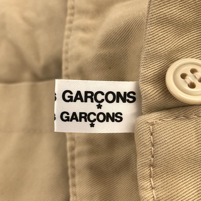 COMME des GARCONS COMME des GARCONS / コムコム タックデザイン クロップドパンツ