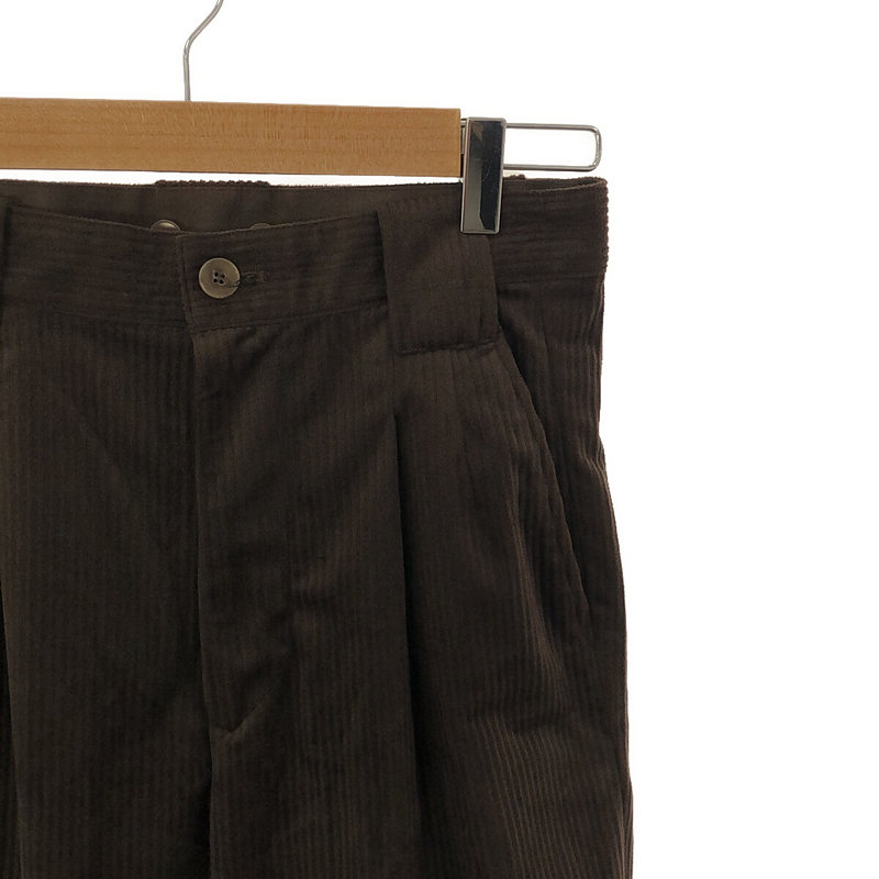 foufou / フーフー corduroy straight pants / コーデュロイ ストレートパンツ