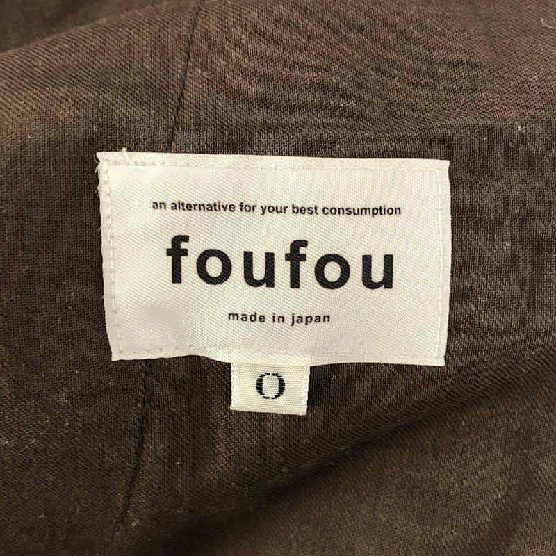 foufou / フーフー corduroy straight pants / コーデュロイ ストレートパンツ