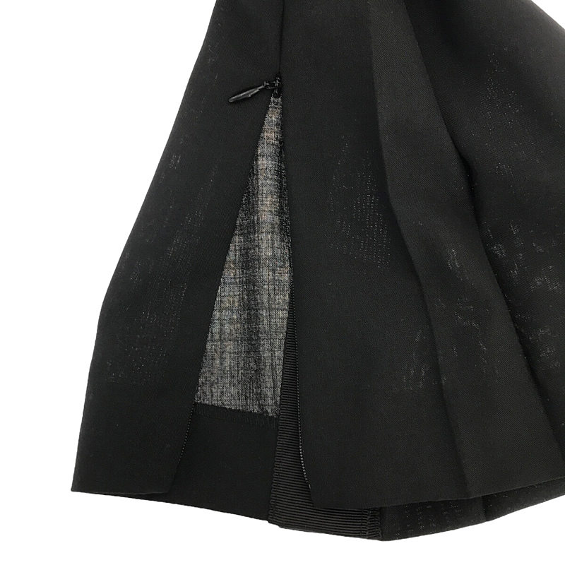 sacai / サカイ Suiting Pleated blazer / 異素材  バックプリーツ スーチング ベルテッド ジャケット
