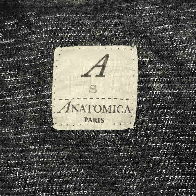 ANATOMICA / アナトミカ コットン モックネック ロングスリーブ Tシャツ